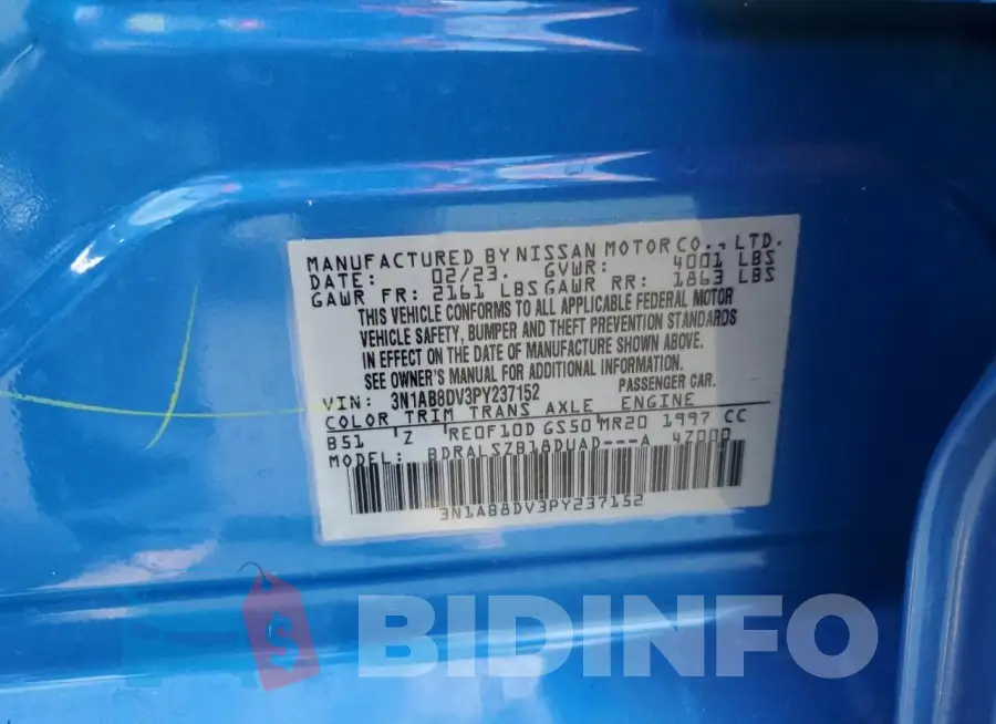 3N1AB8DV3PY237152 Photo# 13