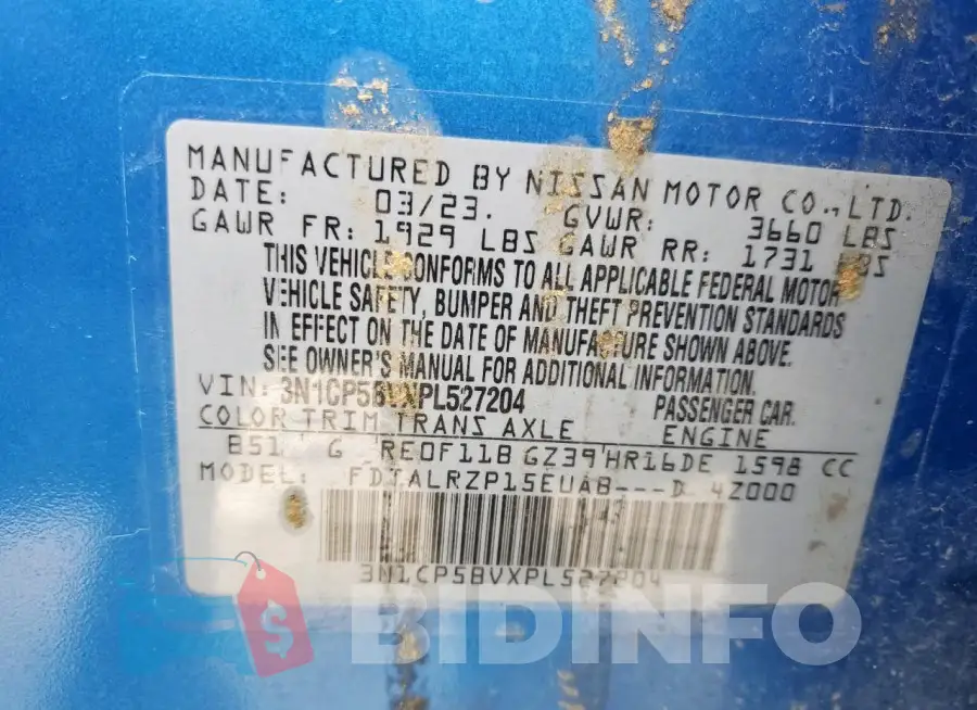 3N1CP5BVXPL527204 Photo# 12