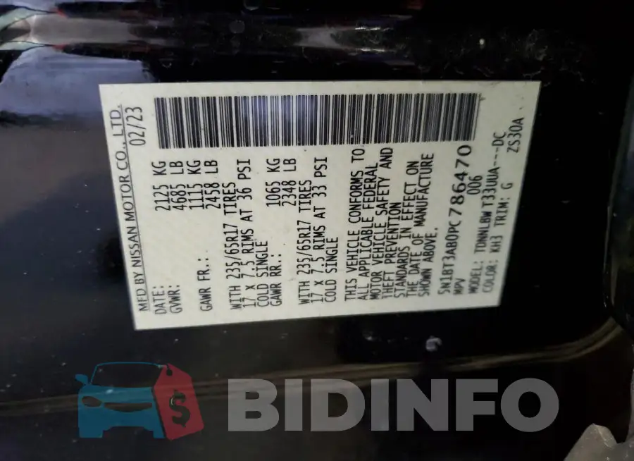 5N1BT3AB0PC786470 Photo# 13