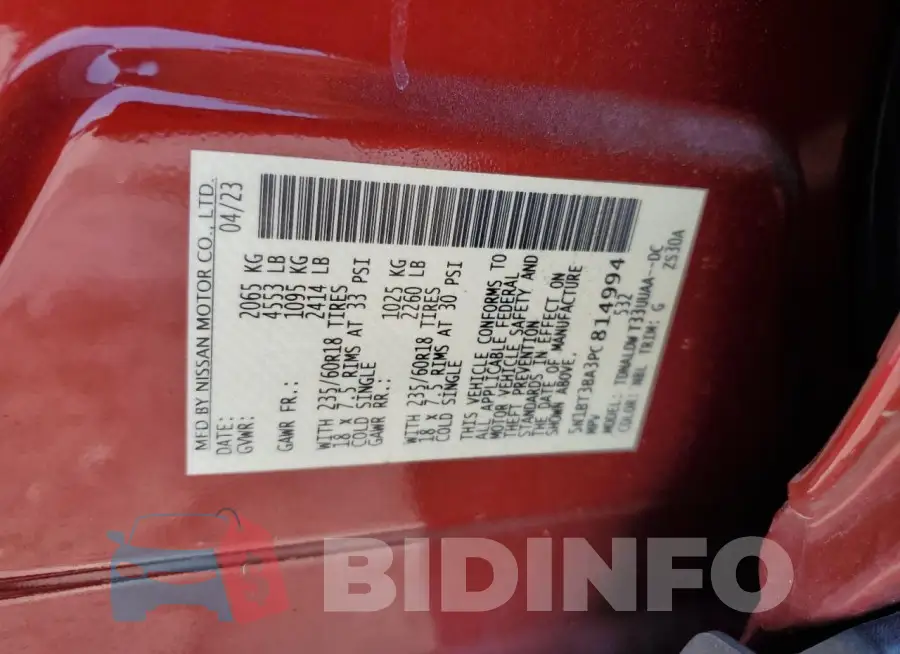 5N1BT3BA3PC814994 Photo# 13
