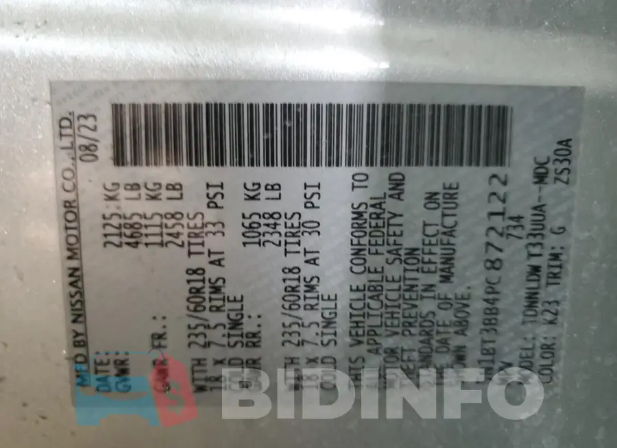 5N1BT3BB4PC872122 Photo# 13