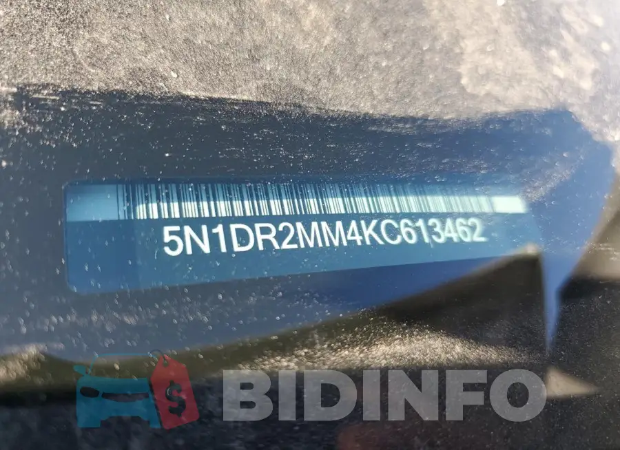 5N1DR2MM4KC613462 Photo# 14