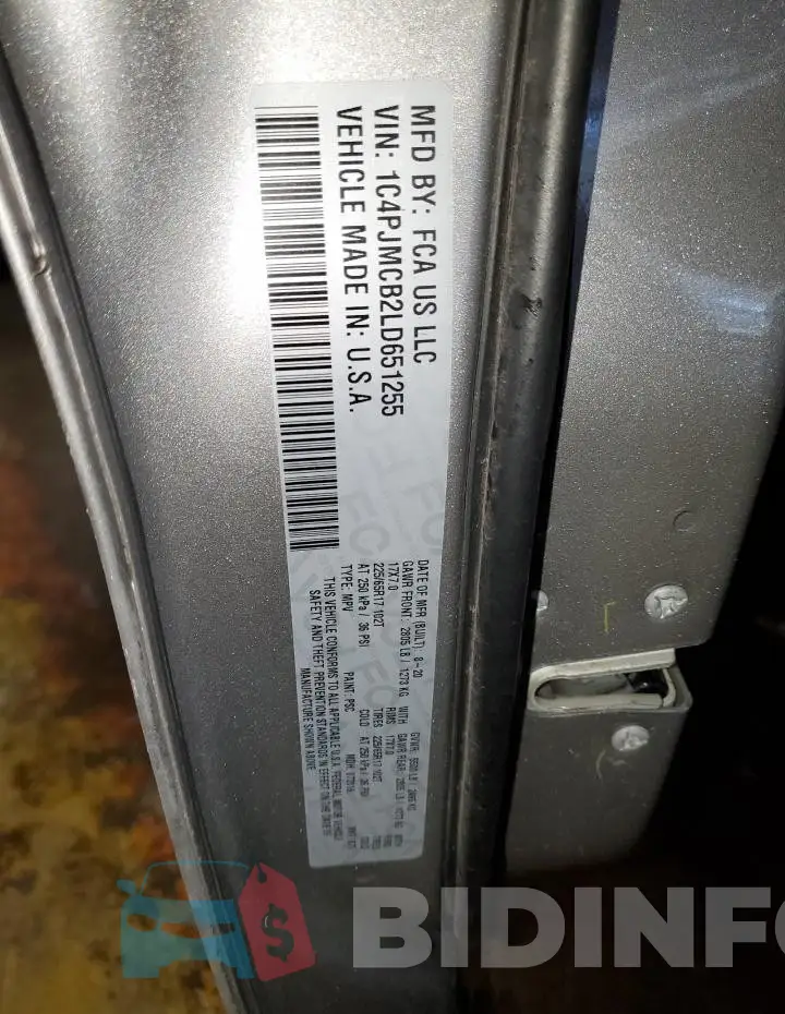1C4PJMCB2LD651255 Photo# 13