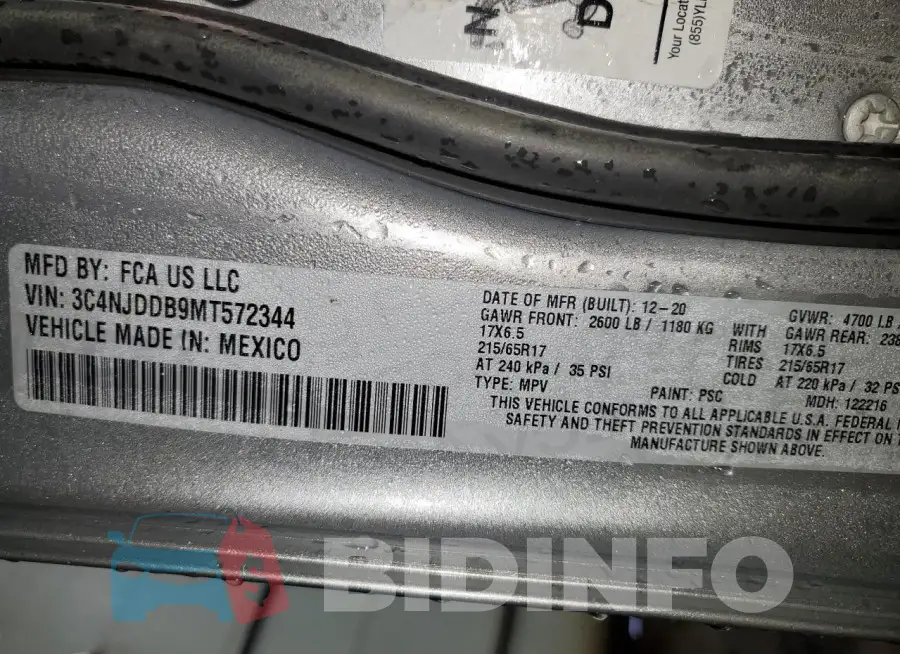 3C4NJDDB9MT572344 Photo# 13