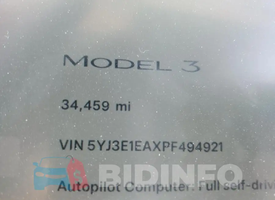 5YJ3E1EAXPF494921 Photo# 9