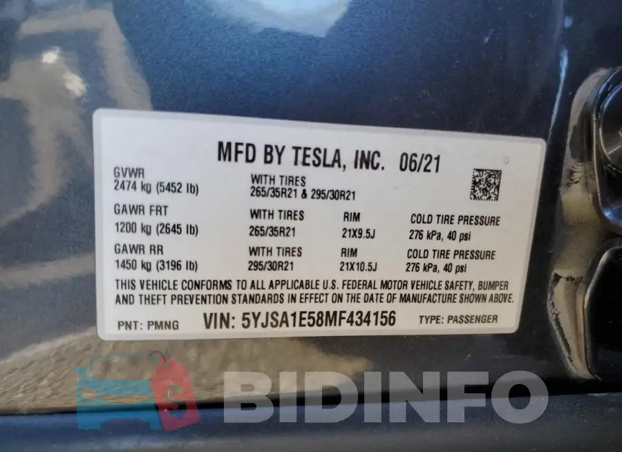 5YJSA1E58MF434156 Photo# 12