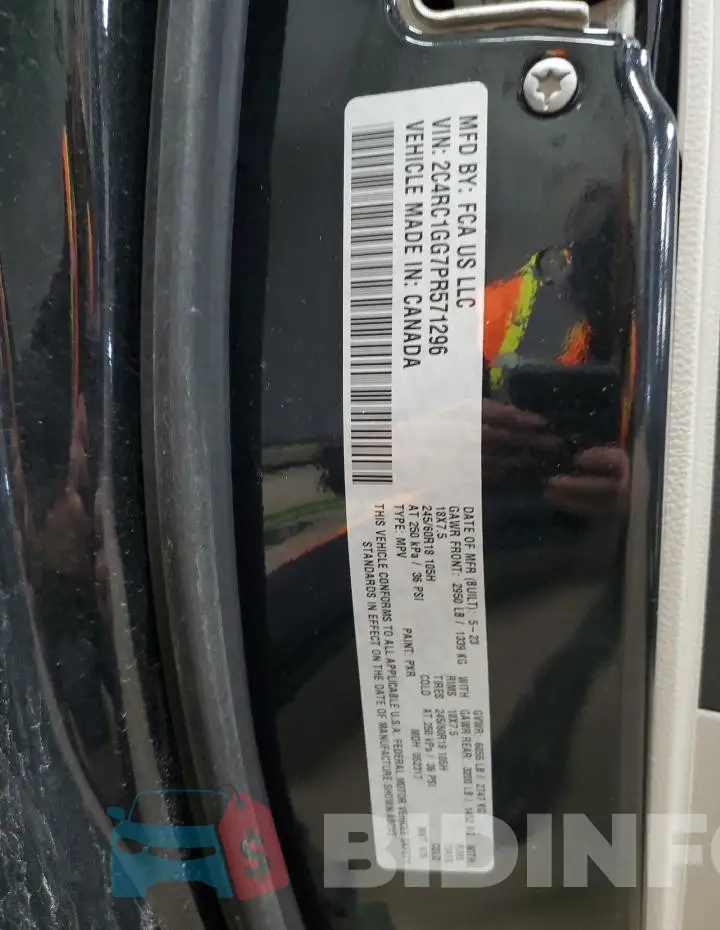 2C4RC1GG7PR571296 Photo# 14