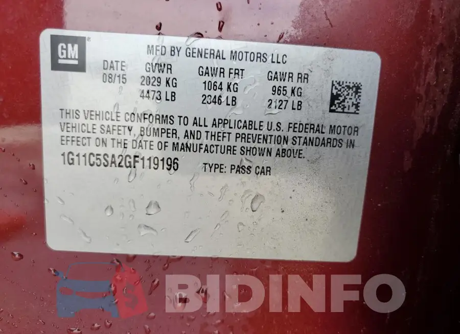 1G11C5SA2GF119196 Photo# 12