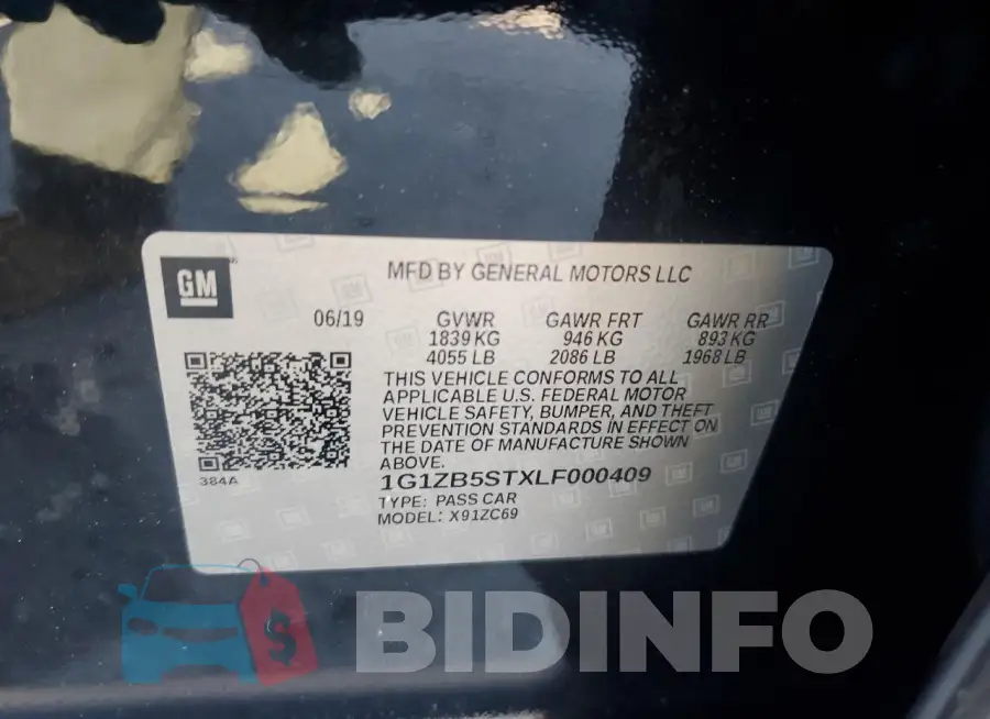 1G1ZB5STXLF000409 Photo# 12