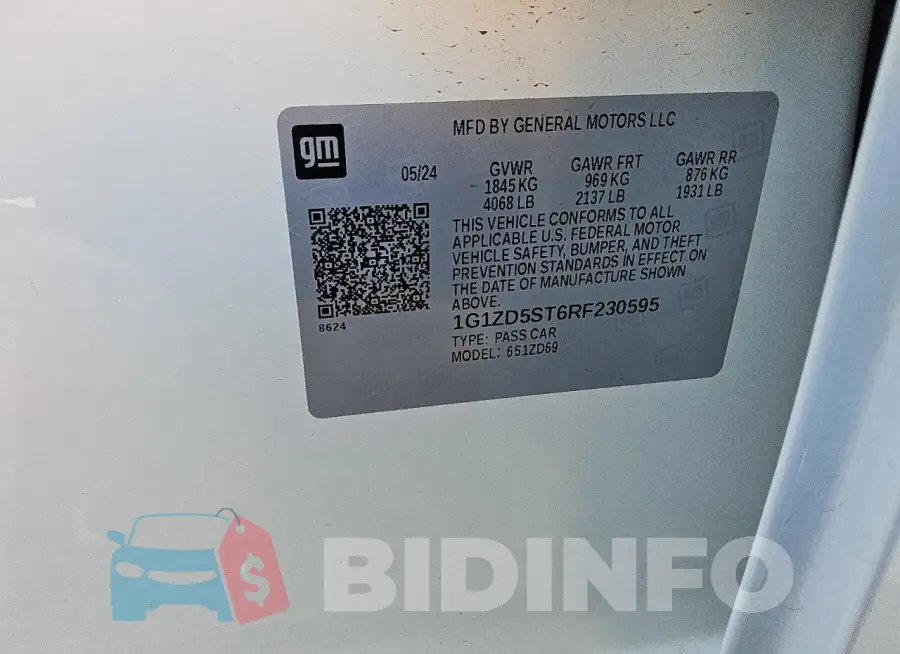 1G1ZD5ST6RF230595 Photo# 12