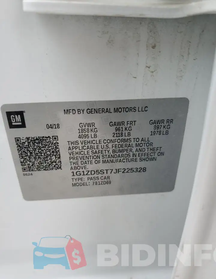 1G1ZD5ST7JF225328 Photo# 12