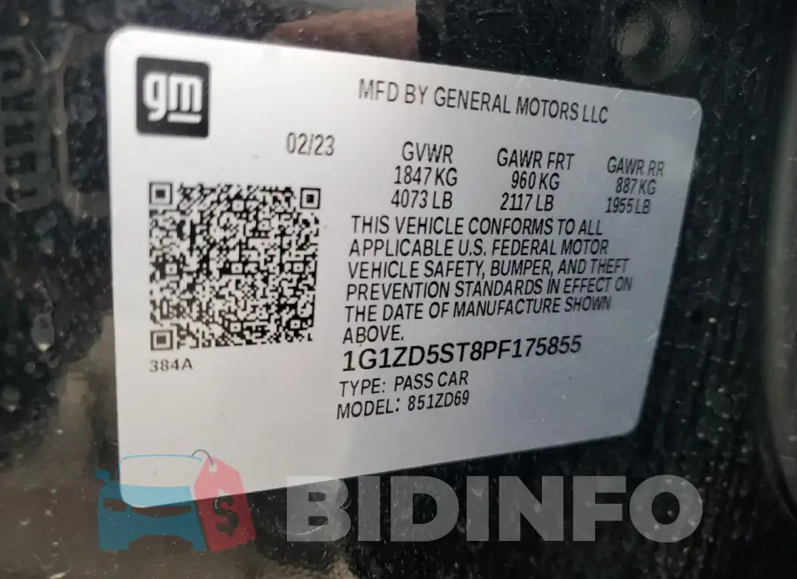 1G1ZD5ST8PF175855 Photo# 12