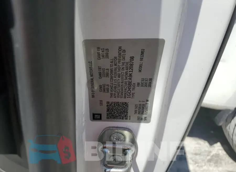 1GCHSBEA9K1208708 Photo# 12