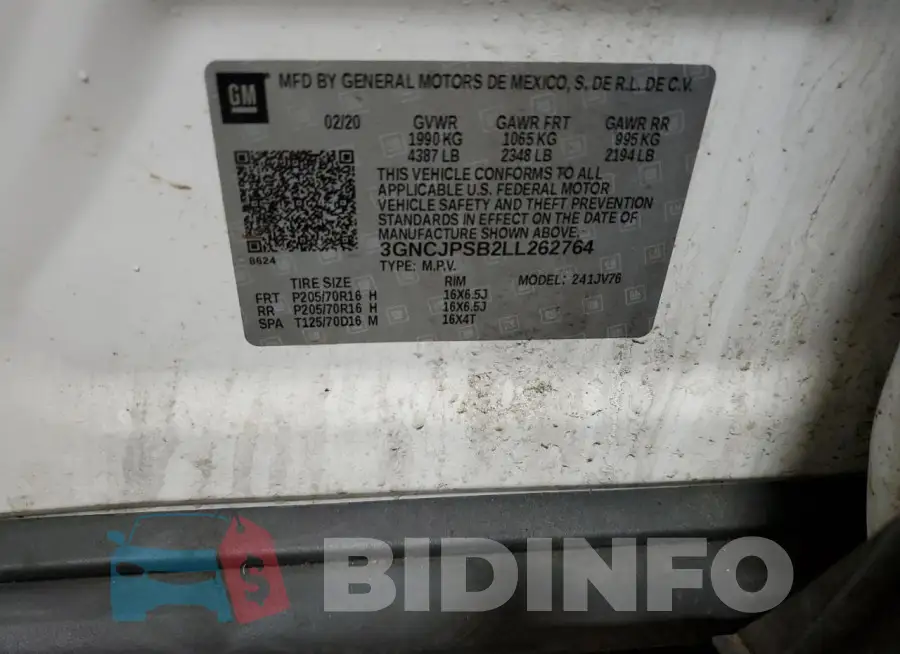 3GNCJPSB2LL262764 Photo# 13