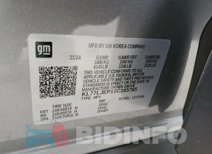 KL77LJEP1SC165765 Photo# 13