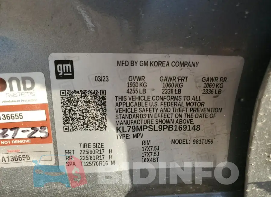 KL79MPSL9PB169148 Photo# 13