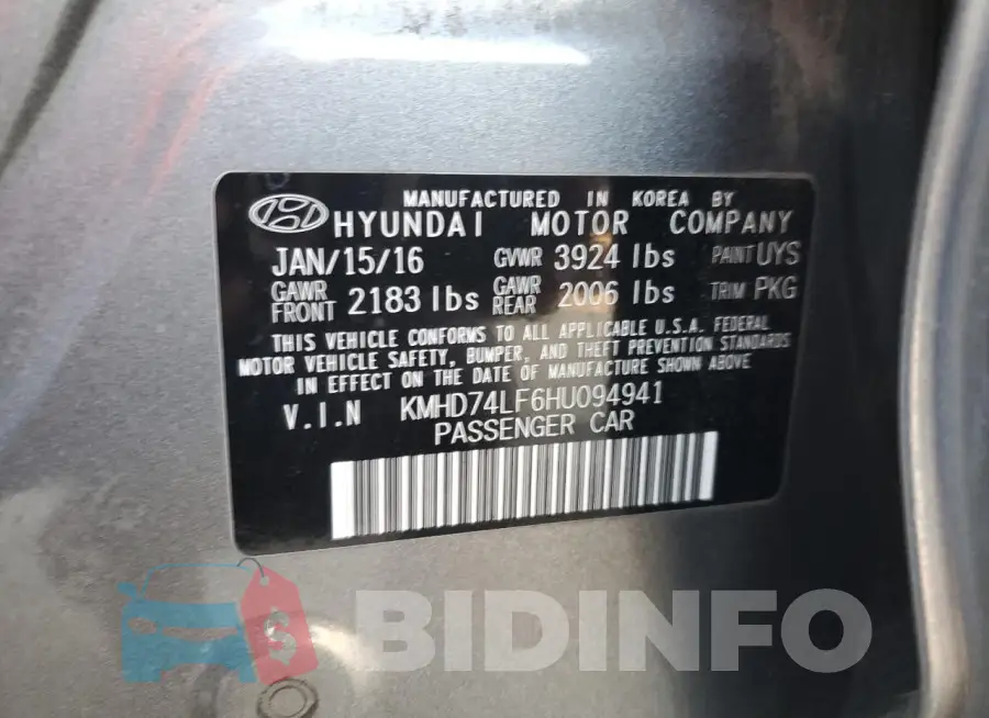 KMHD74LF6HU094941 Photo# 12