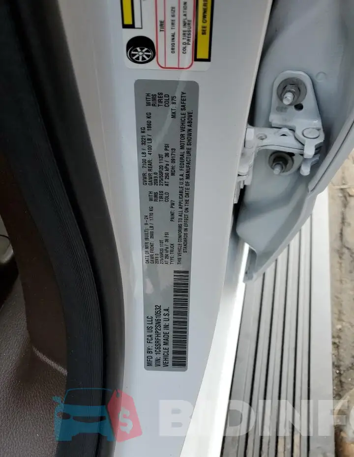1C6SRFHP2SN610532 Photo# 12