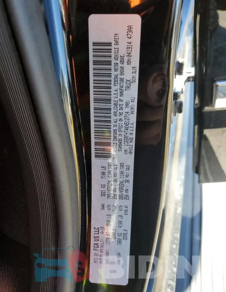 1C6SRFHT4KN512714 Photo# 12