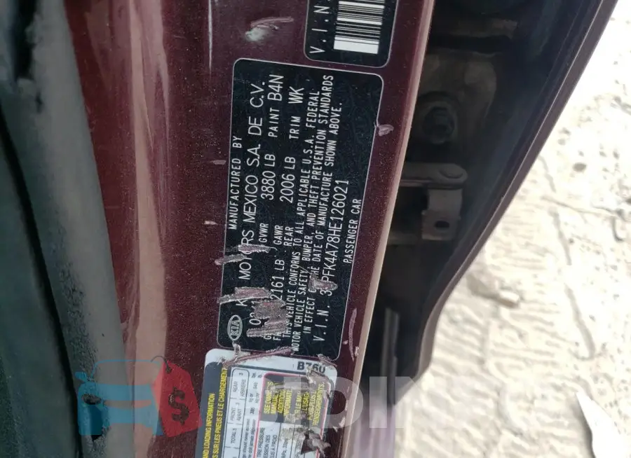 3KPFK4A78HE126021 Photo# 12