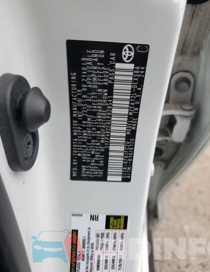 5YFP4RCE6LP028541 Photo# 12