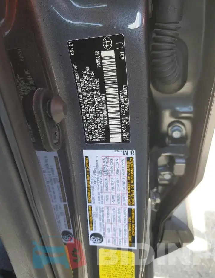 NMTKHMBX3MR128821 Photo# 13