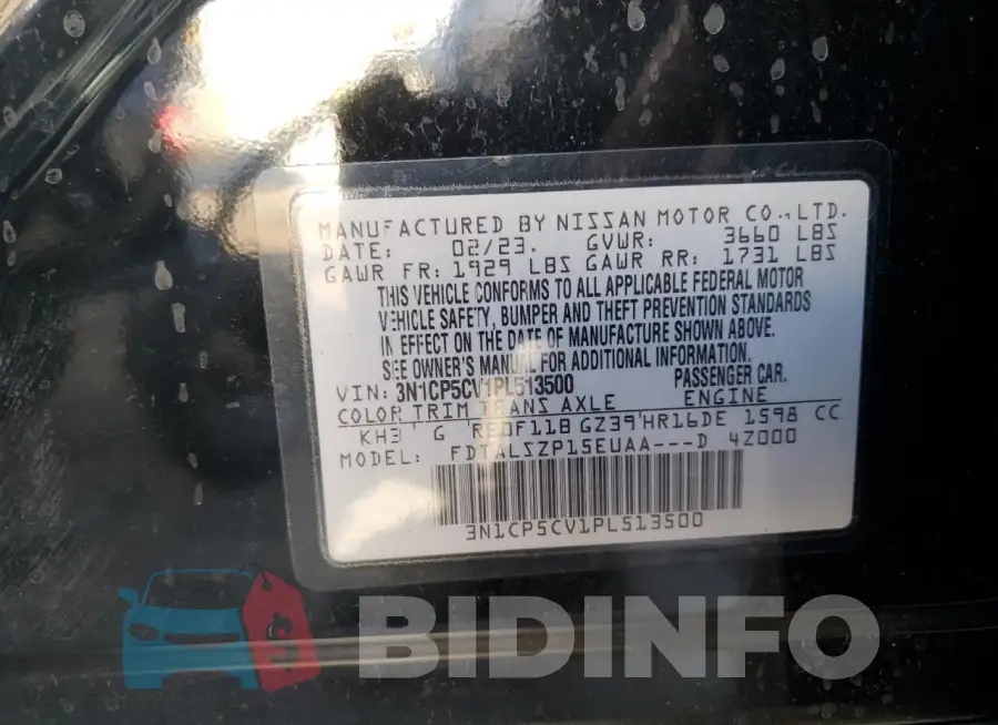 3N1CP5CV1PL513500 Photo# 12