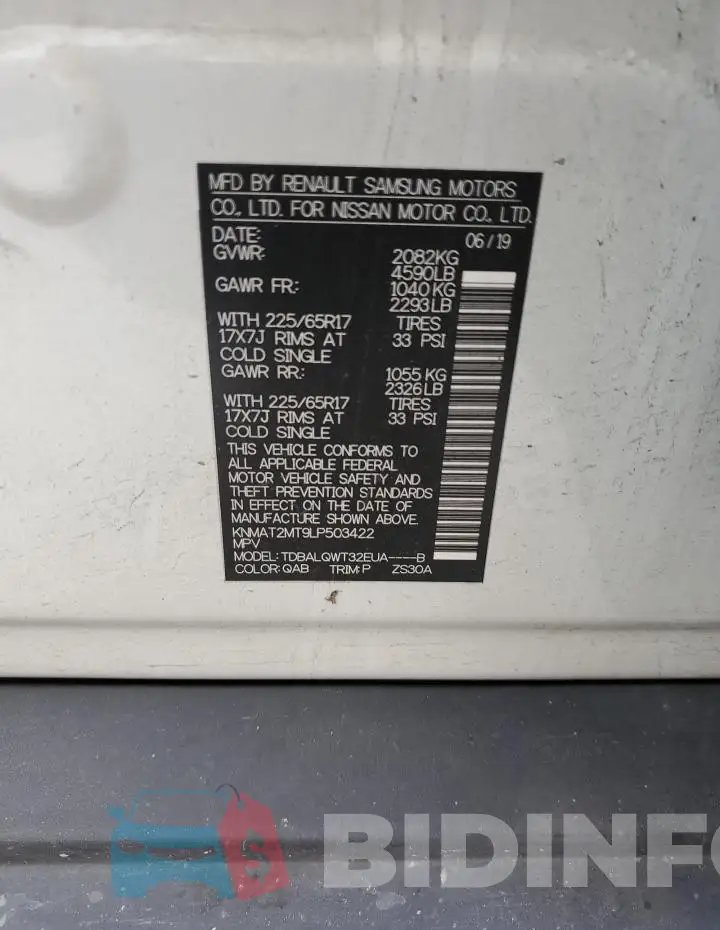 KNMAT2MT9LP503422 Photo# 12