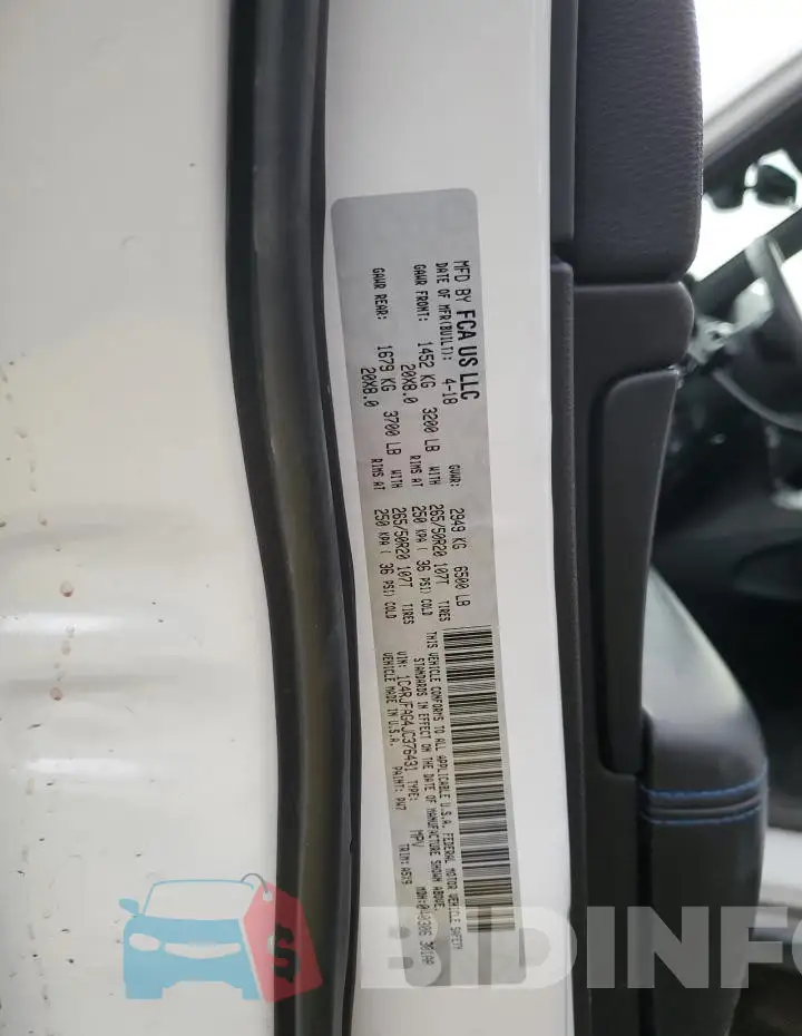 1C4RJFAG4JC376431 Photo# 13