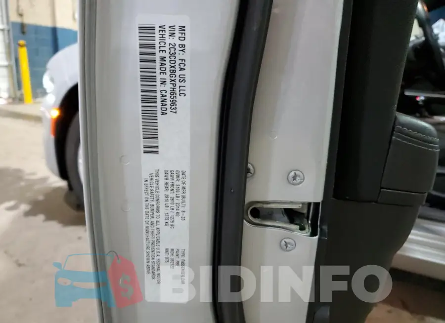 2C3CDXBGXPH659637 Photo# 12