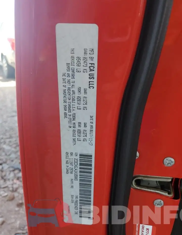 2C3CDXGJ4JH185003 Photo# 12