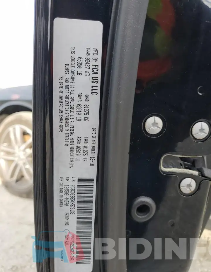 2C3CDZGG5KH570135 Photo# 12