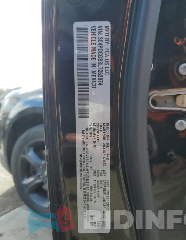 3C4PDCGB3LT263974 Photo# 13