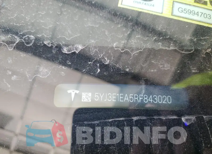 5YJ3E1EA5RF843020 Photo# 12