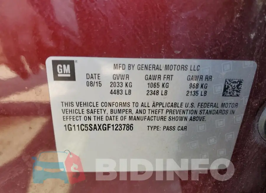 1G11C5SAXGF123786 Photo# 12