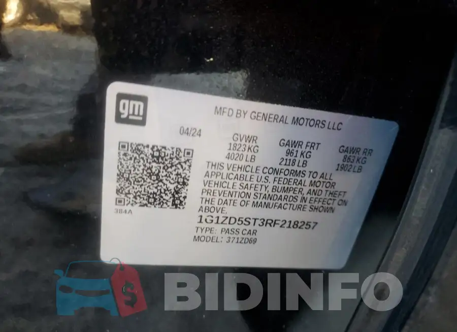 1G1ZD5ST3RF218257 Photo# 12