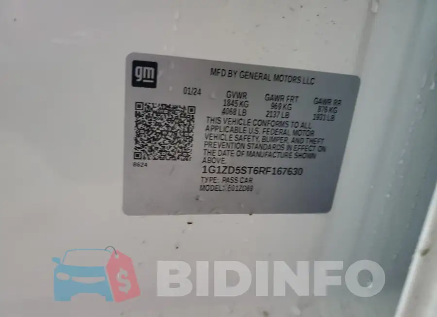 1G1ZD5ST6RF167630 Photo# 13