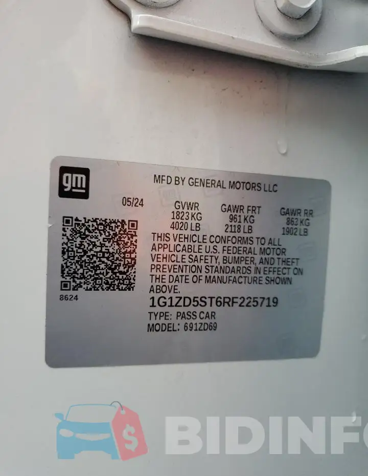 1G1ZD5ST6RF225719 Photo# 12