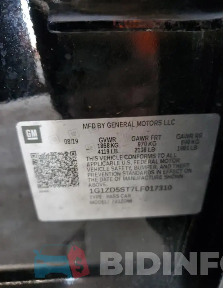 1G1ZD5ST7LF017310 Photo# 13