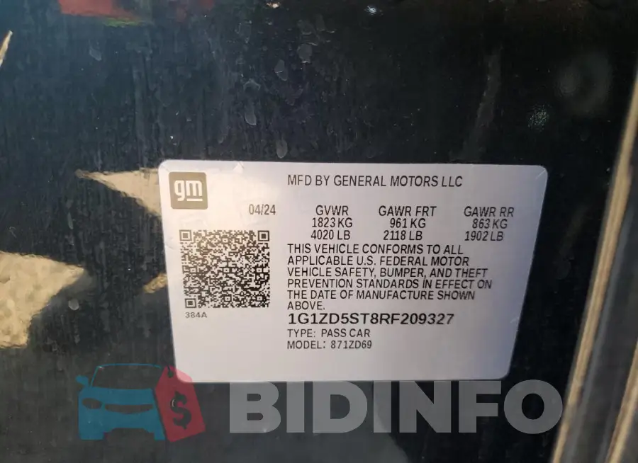 1G1ZD5ST8RF209327 Photo# 12