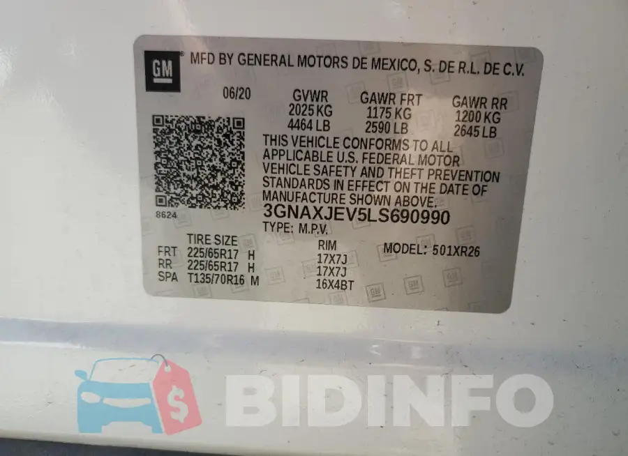3GNAXJEV5LS690990 Photo# 13