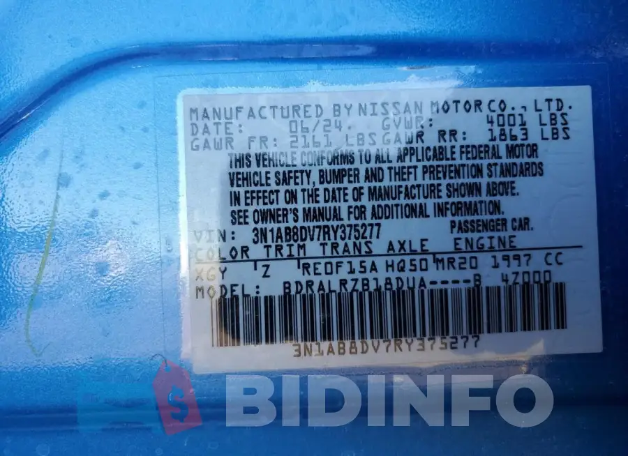 3N1AB8DV7RY375277 Photo# 13