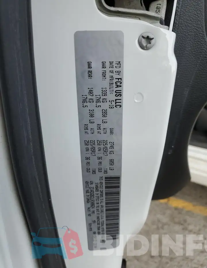 2C4RDGBG3JR309824 Photo# 13