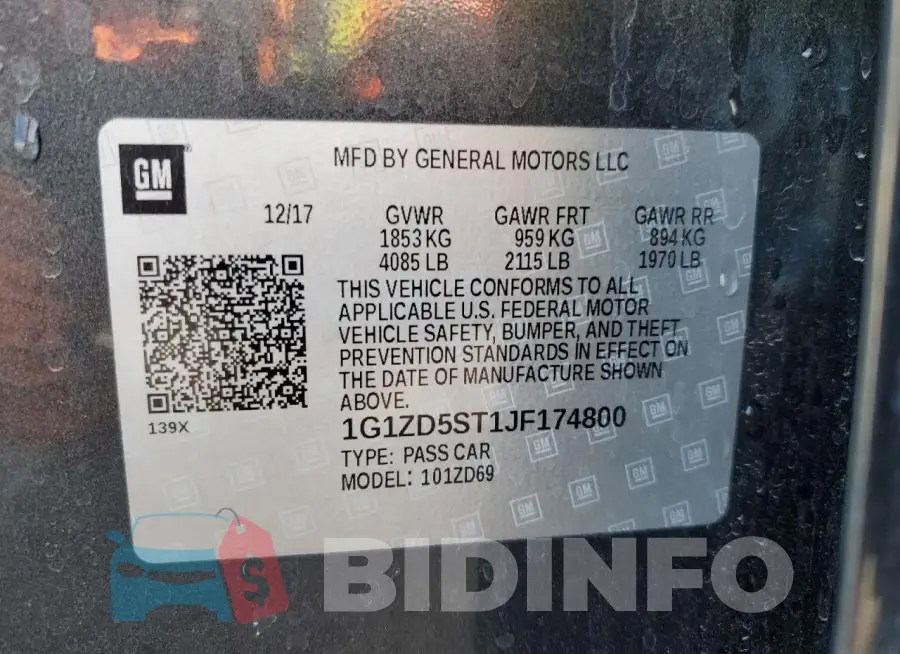 1G1ZD5ST1JF174800 Photo# 13