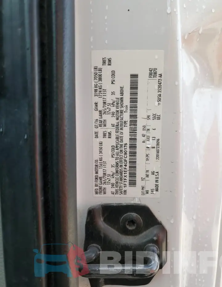 1FTFX1EF4GFC90176 Photo# 12
