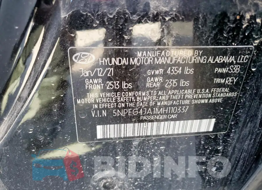 5NPEG4JA1MH110337 Photo# 12