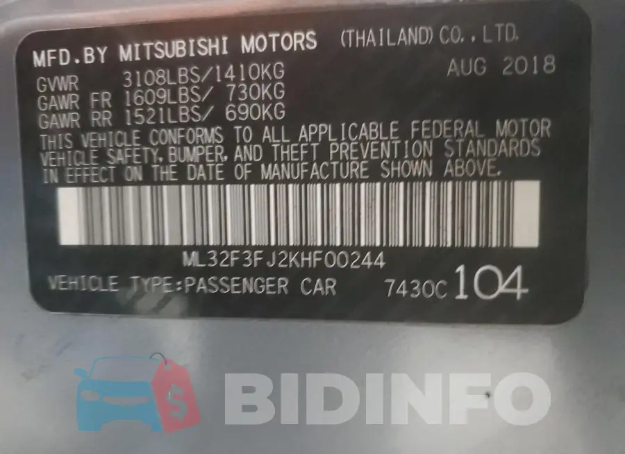 ML32F3FJ2KHF00244 Photo# 12