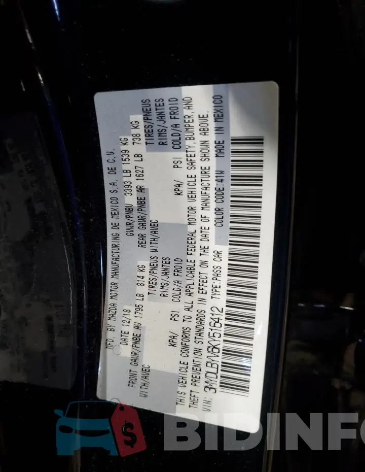3MYDLBYV6KY516412 Photo# 13