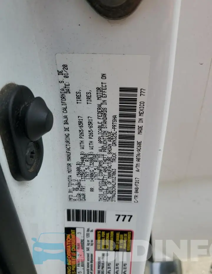 3TMAZ5CNXLM127063 Photo# 13
