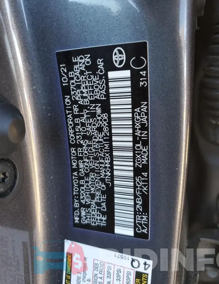 JTNKHMBX1M1128908 Photo# 12